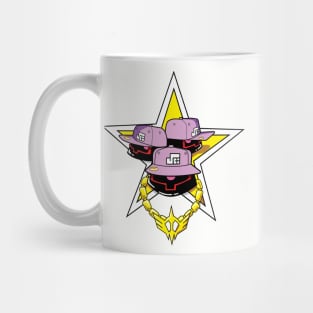 Black Tri Stars Mug